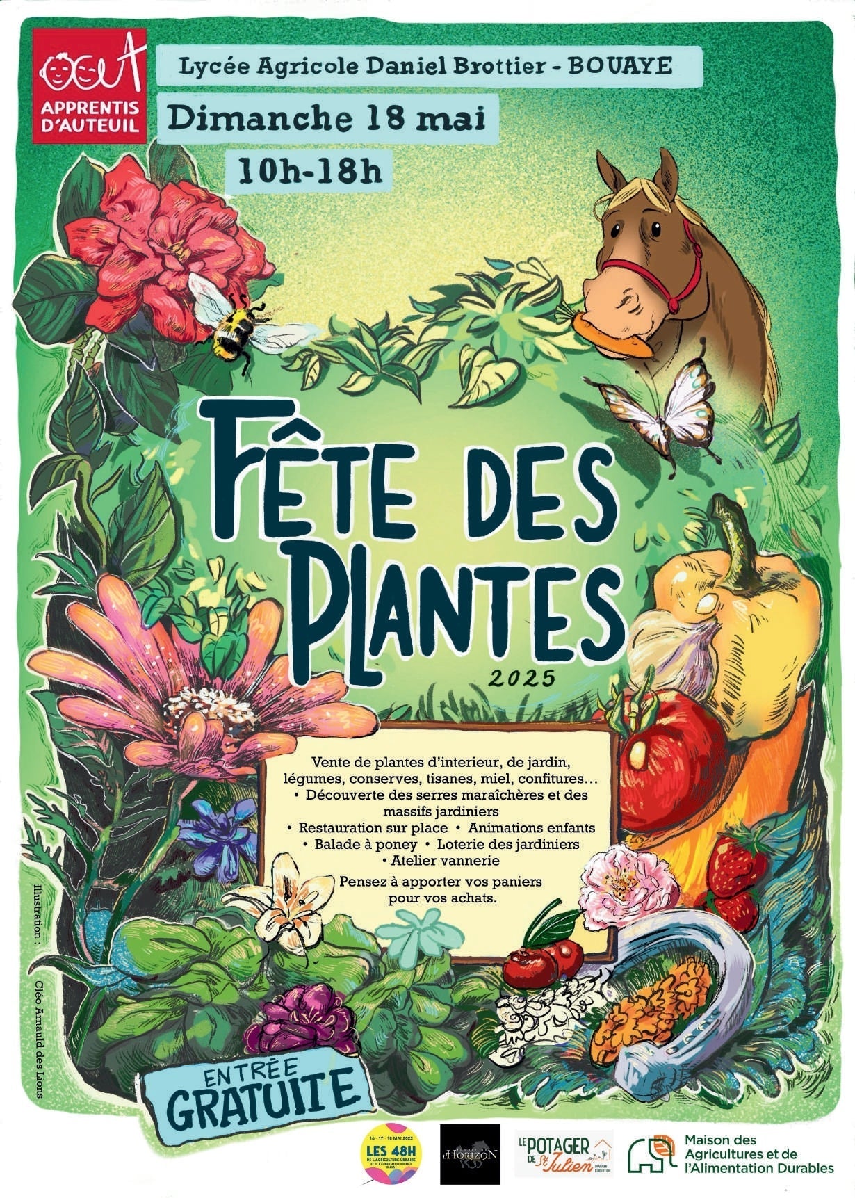 Dimanche 18mai - Fête aux plante - Lycée agricole de Bouaye